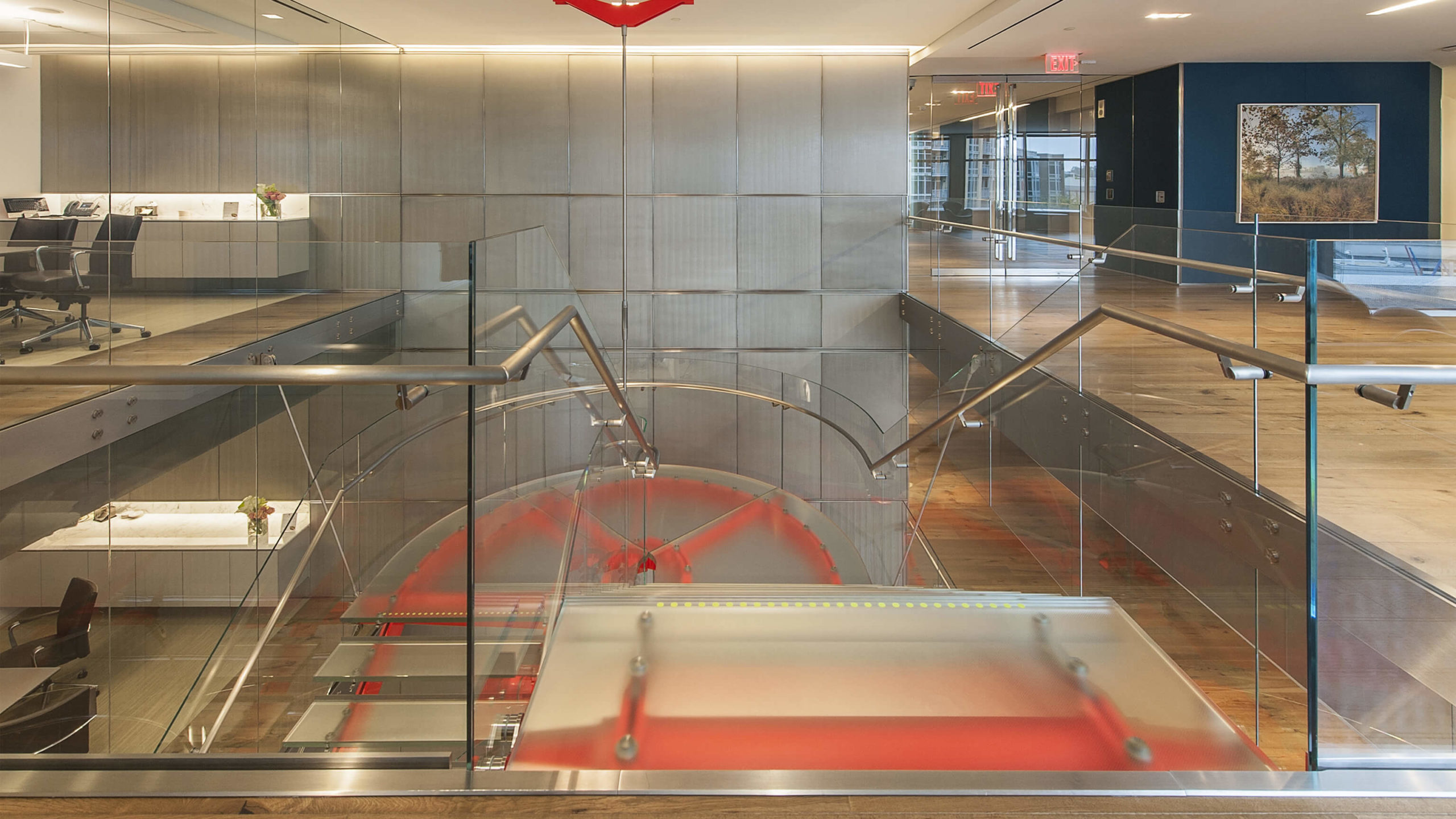Synergi JBG Headquarters staircase