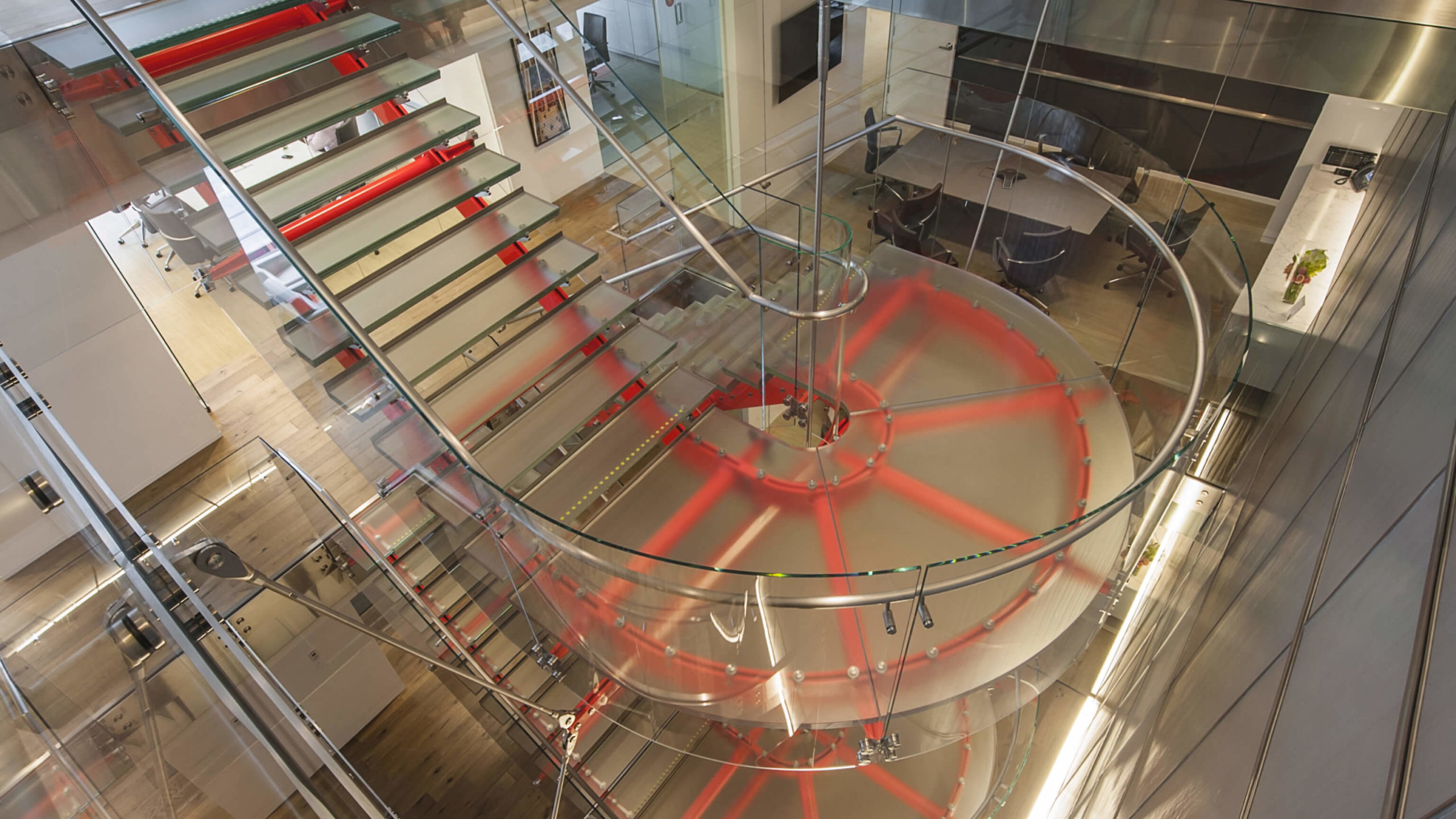 Synergi JBG Headquarters stairs