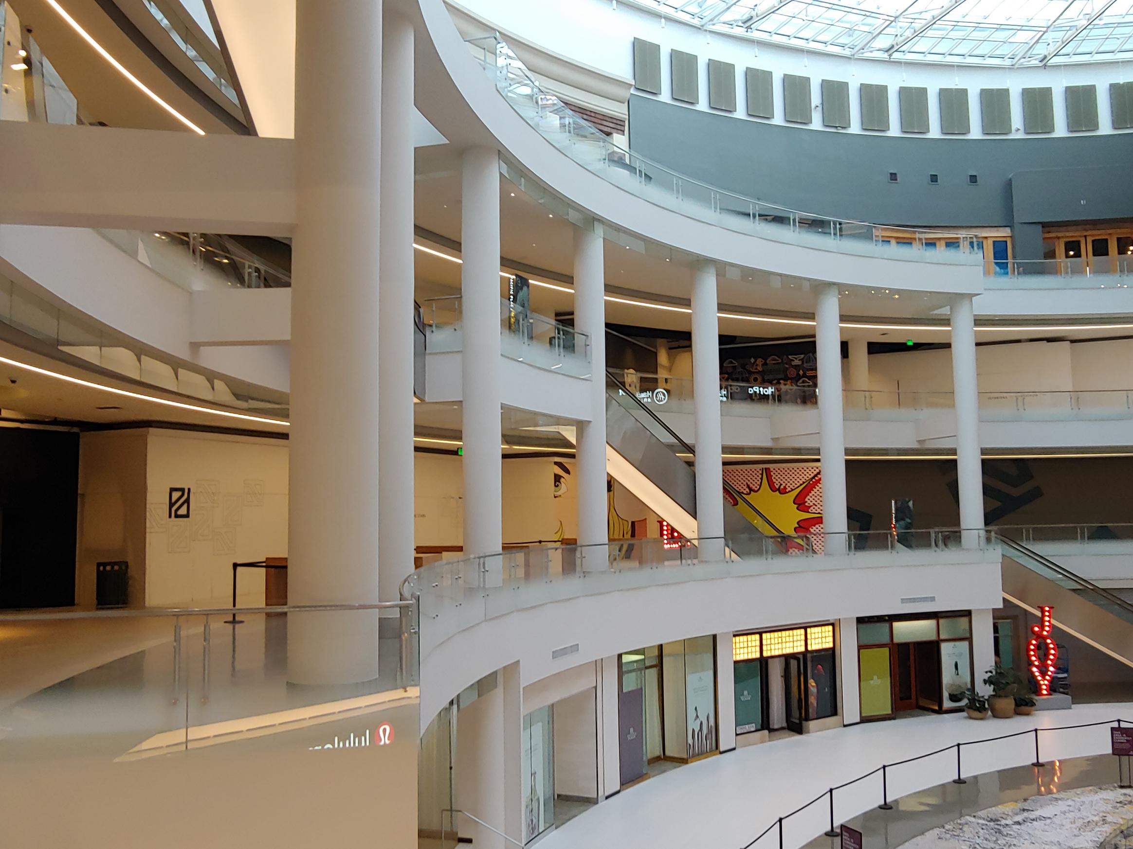 Atrium of Pacific Place in Seattle, WA